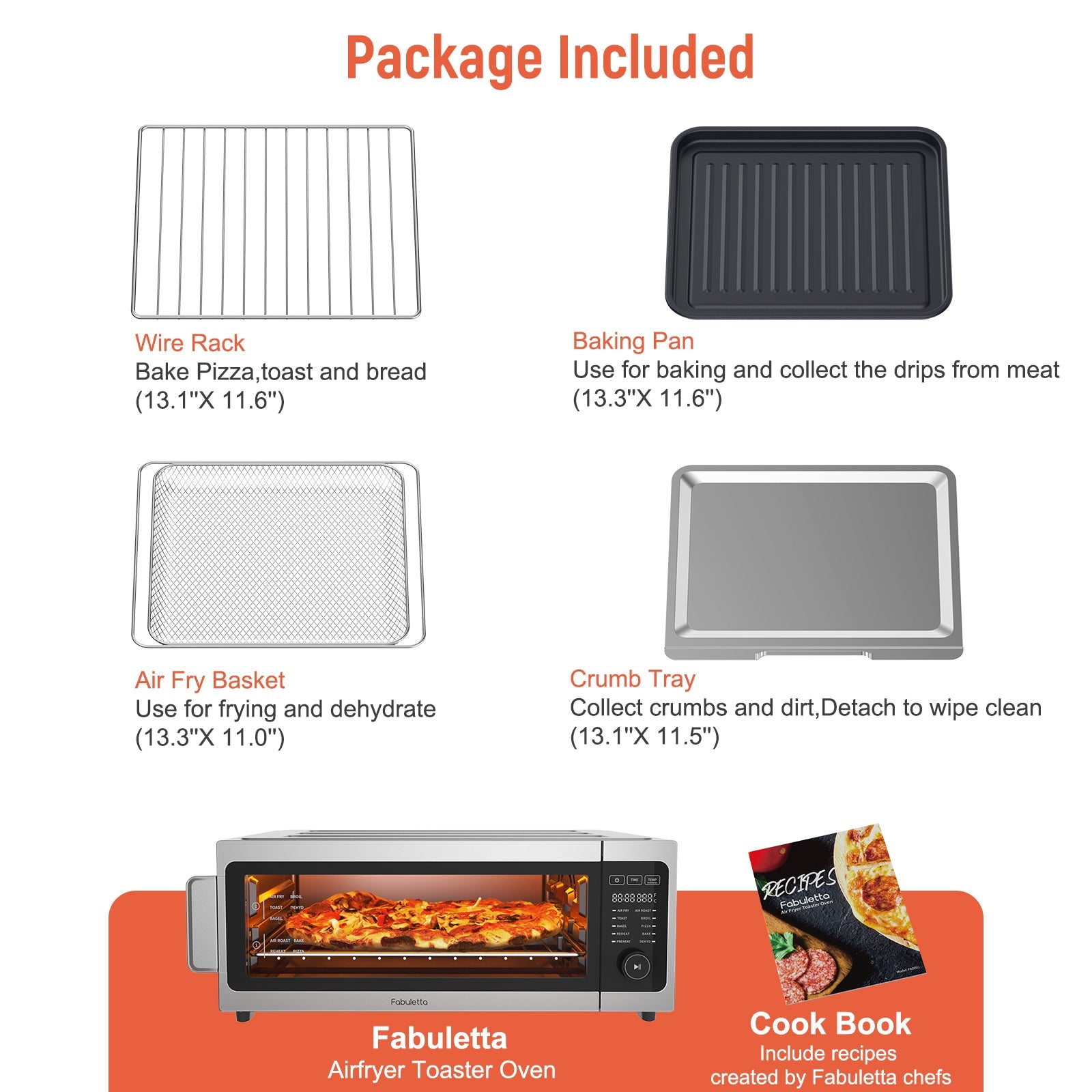 comfee CO-F25A1 Toaster Oven Air Fryer Combo User Guide