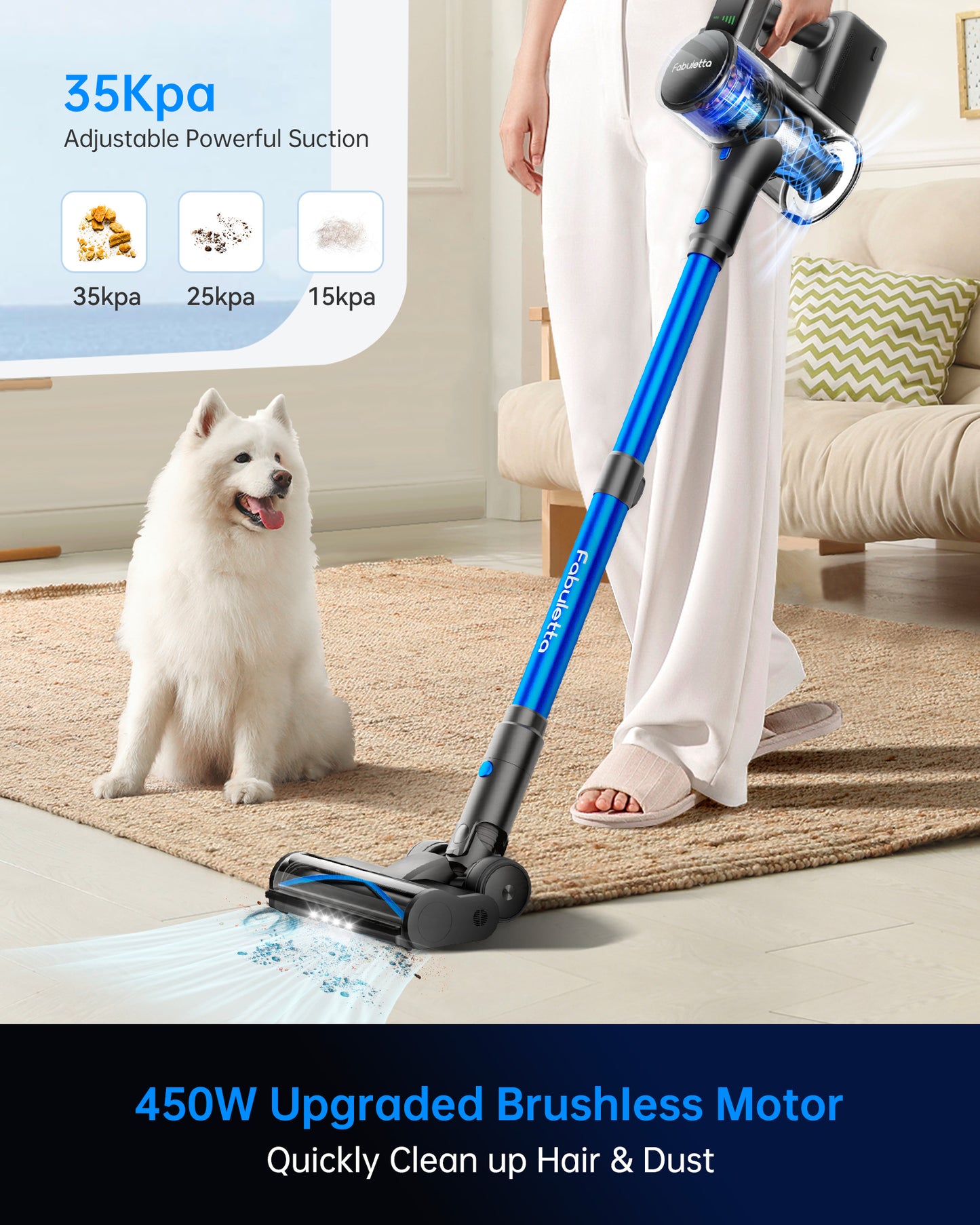 Fabuletta FSV006 38Kpa Cordless Vacuum