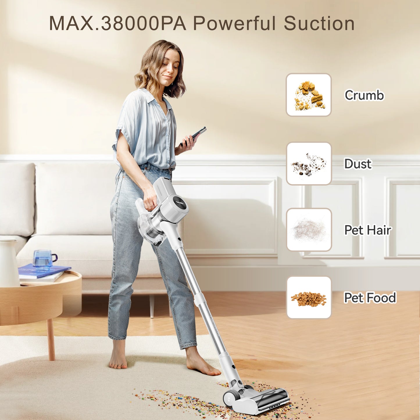 Fabuletta FSV009 38Kpa Cordless Vacuum