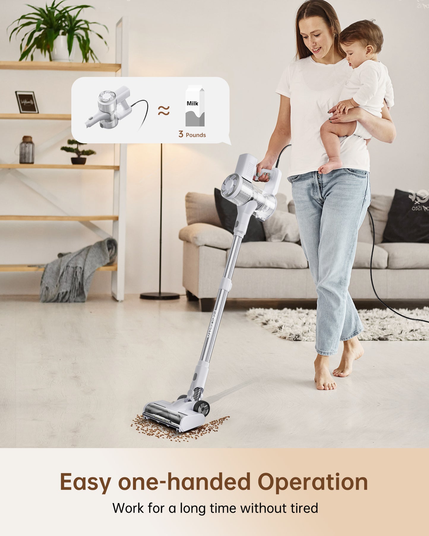 FABULETTA FSV011  23Ft Corded Stick Vacuum