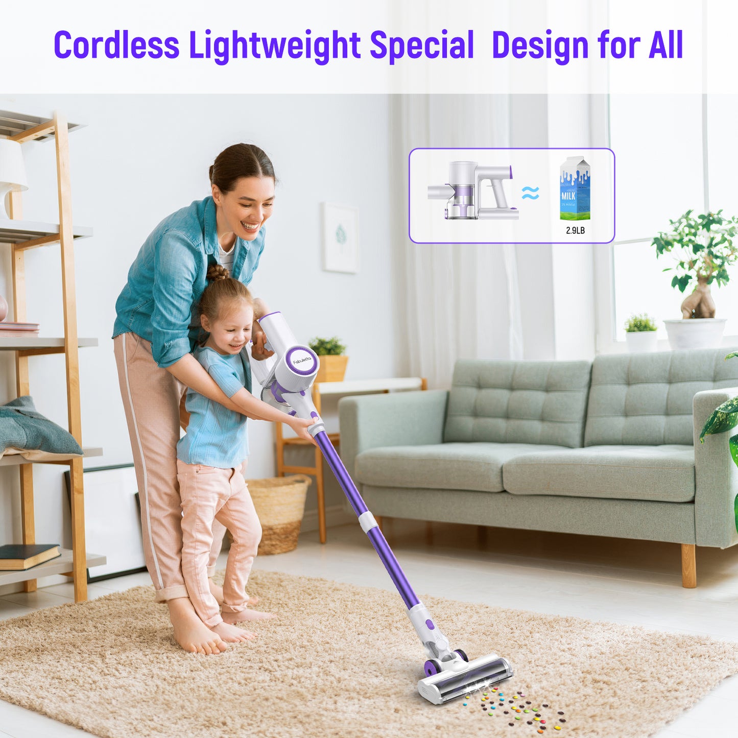 Fabuletta FSV002 35Kpa Cordless Vacuum