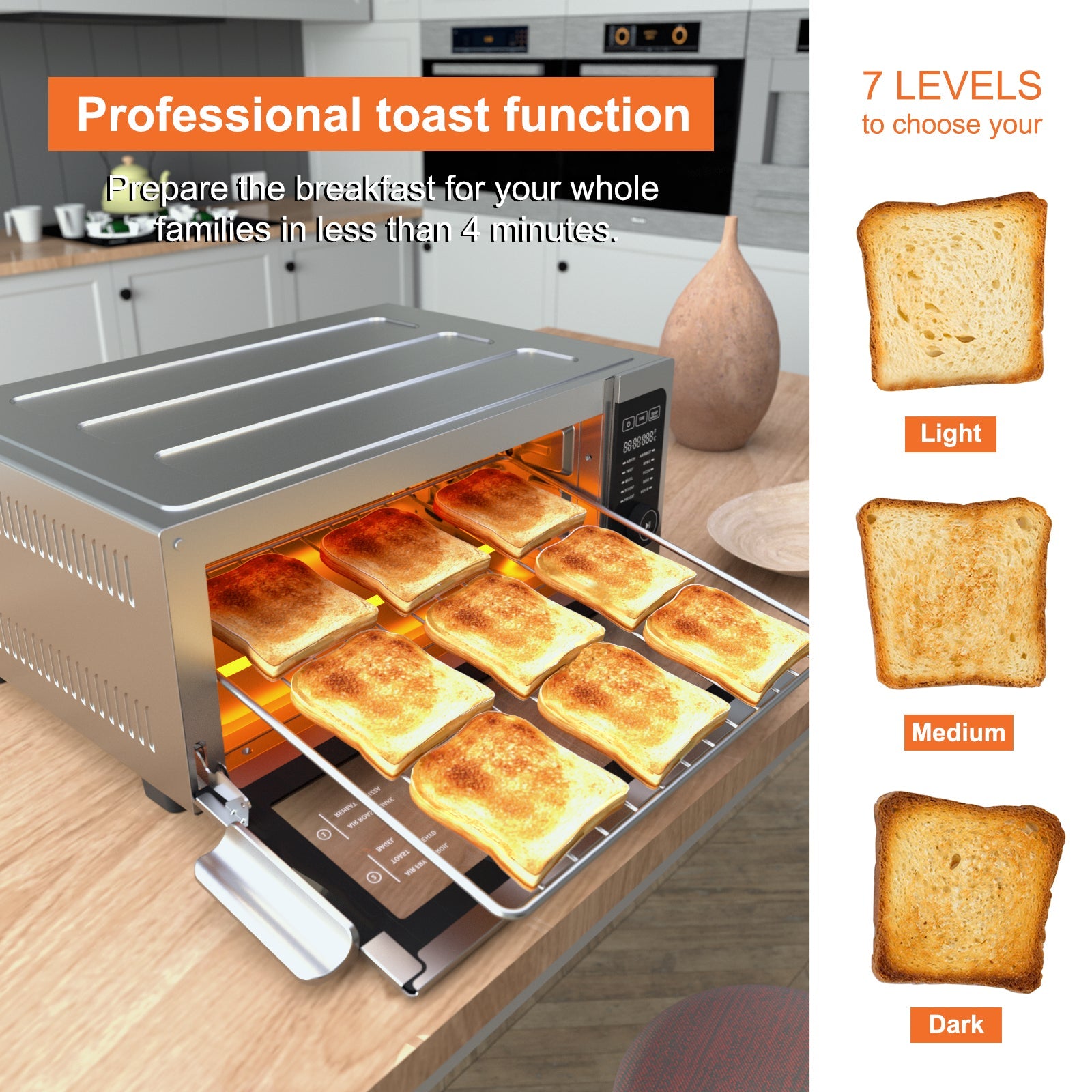 32QT Fabuletta 18-in-1 Air Fryer Toaster Oven | FAO101