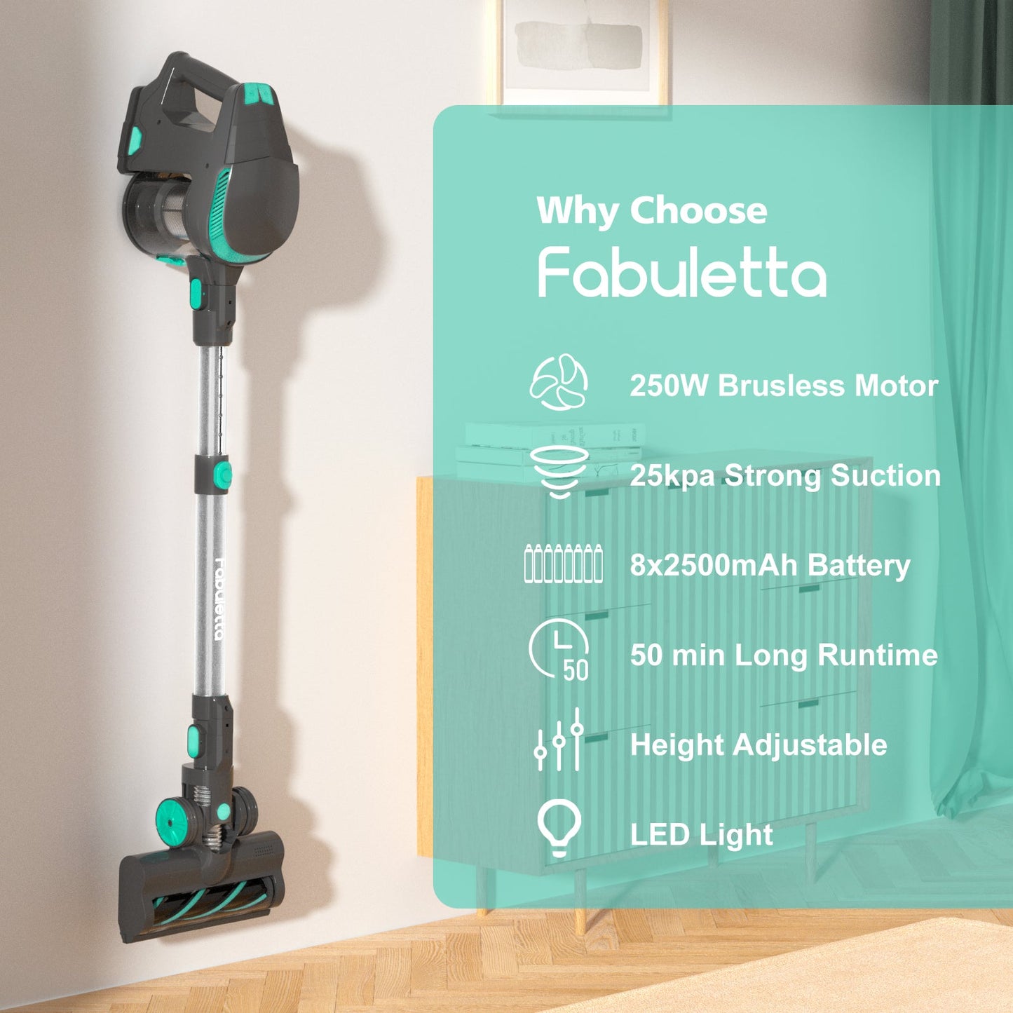 Fabuletta FSV003 Cordless Vacuum
