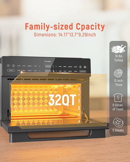 32QT Fabuletta 18-in-1 Air Fryer Toaster Oven | FAO101