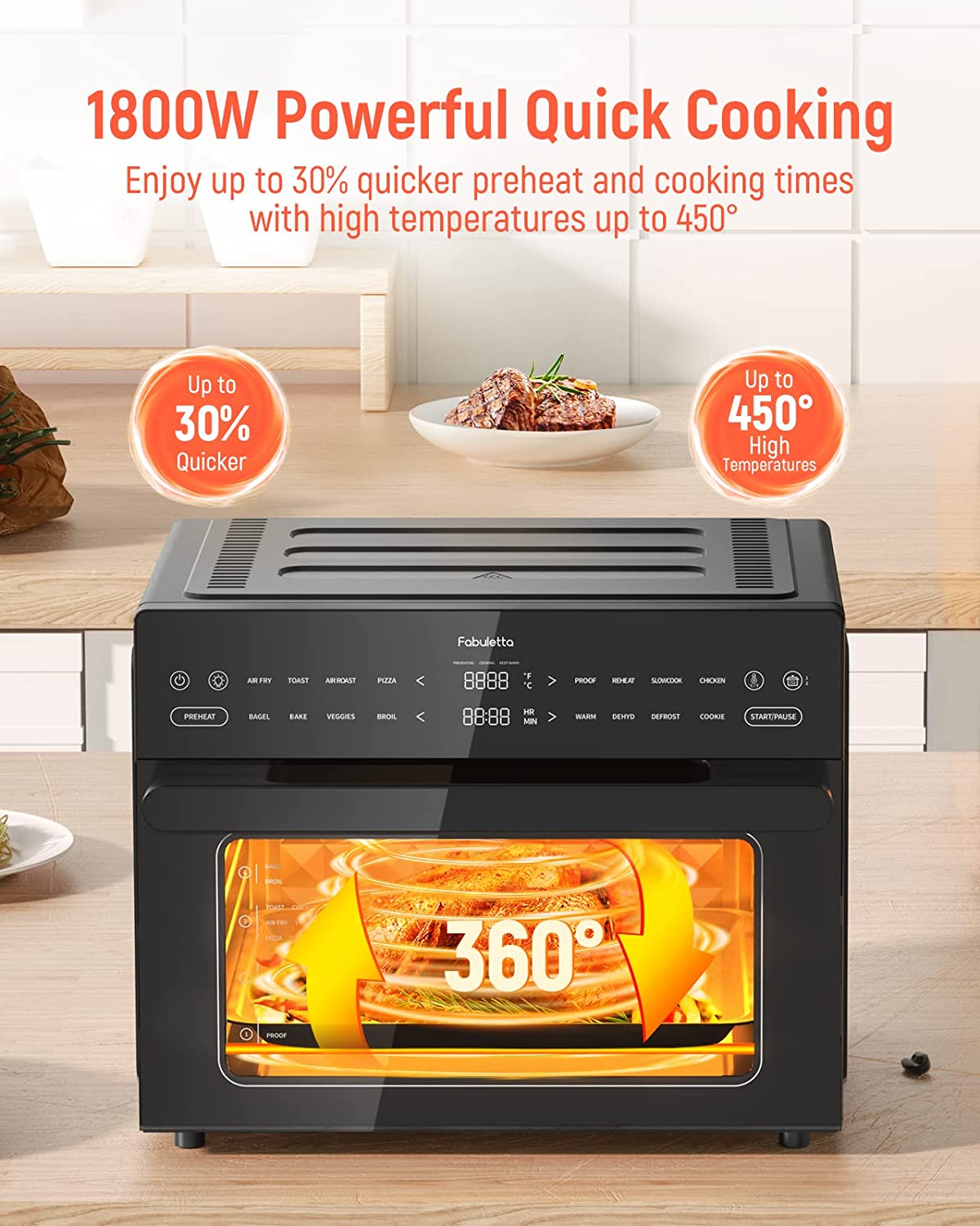 Smart Toaster Oven, An Oven That Can Take Pictures, 32L Household Smal –  Lifeite