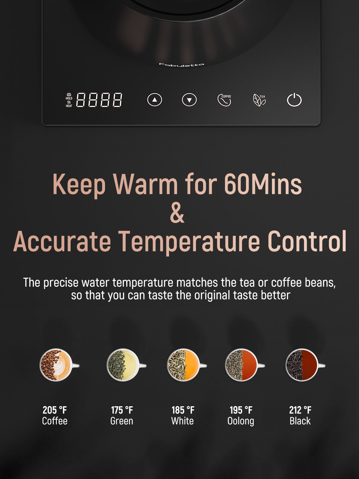 Precision Temperature & Perfect Pour Intuitive Touch Gooseneck